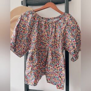 Old Navy Multicolor Floral Blouse